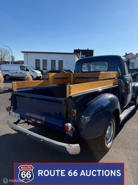 Chevrolet 3100 Stepside Pickup | 1950 | Route 66 Auctions, Achat, Entreprise, Chevrolet, Boîte manuelle