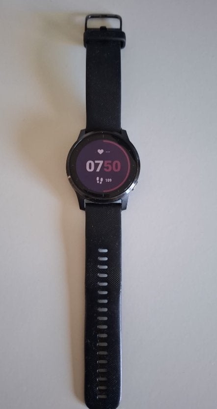 Garmin vívoactive 4 smartwatch GPS – zwart + laadkabel, Étanche, Garmin, Comme neuf, Enlèvement
