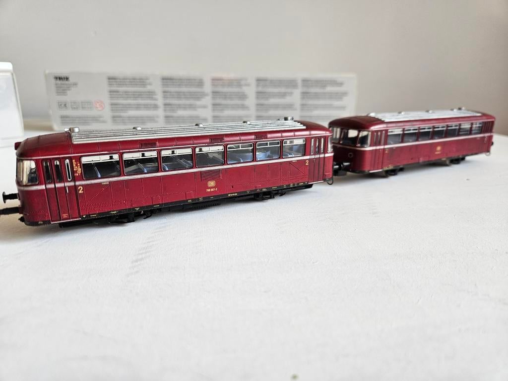 Trix 22987 railbus met stuurwagen., Ophalen of Verzenden, Trix