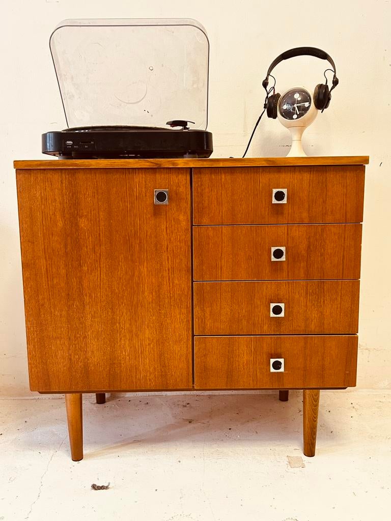 Vintage retro ladekast, Ophalen, Zo goed als nieuw