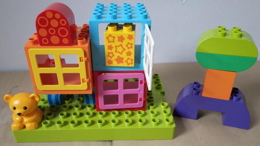 Toddler Build and Play Cubes - Duplo #10553, Kinderen en Baby's, Ophalen, Gebruikt, Compleet, Duplo