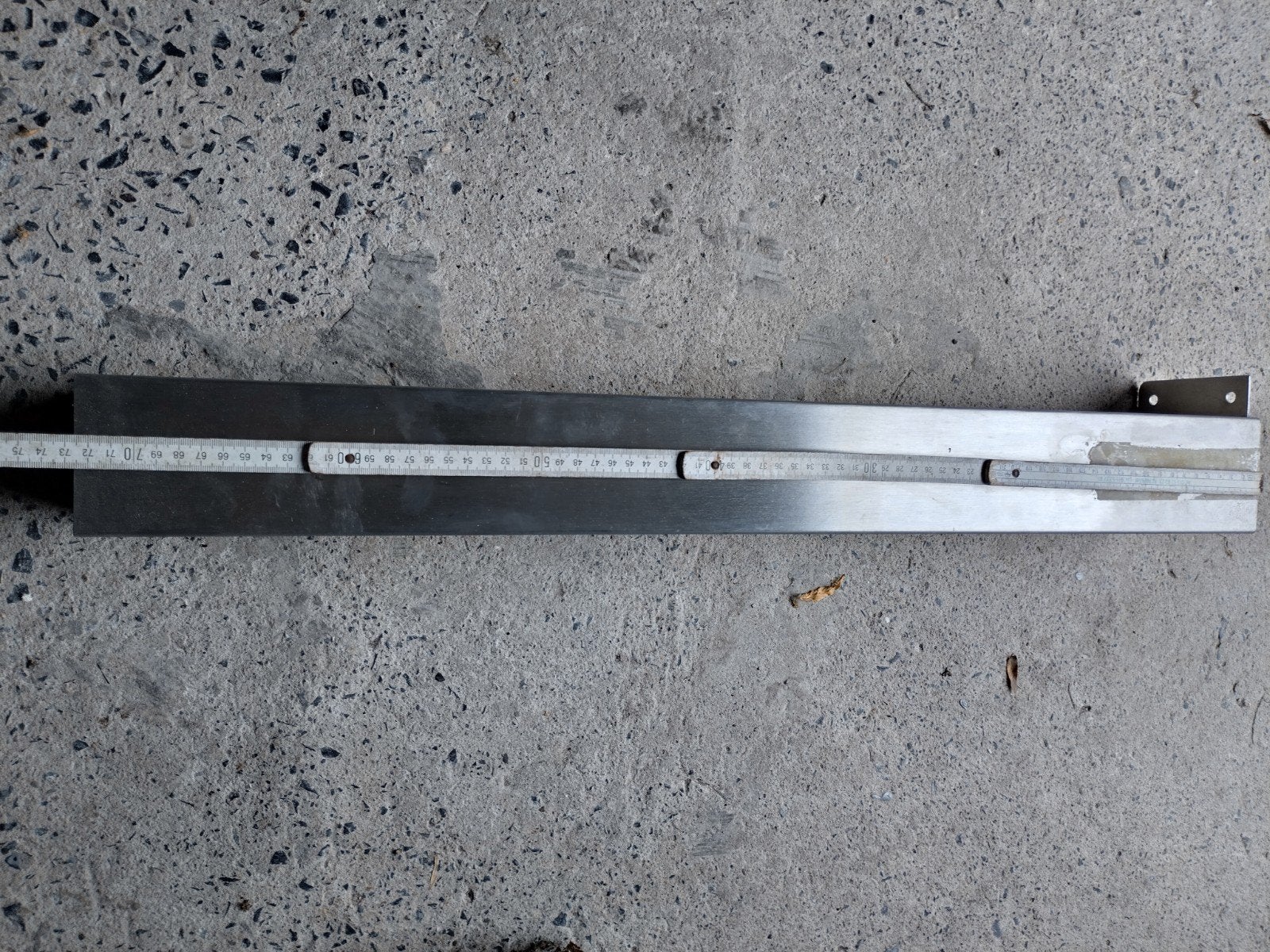 Tafelpoot Inox verstelbaar, Ophalen, Nieuw, Tafelpoot, 50 tot 100 cm