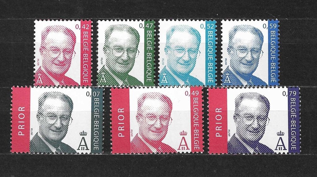 Belgique OPC 3050-51+3070+3131-34 S.M. le Roi Albert II **, Neuf, Enlèvement ou Envoi, Non oblitéré, Maison royale