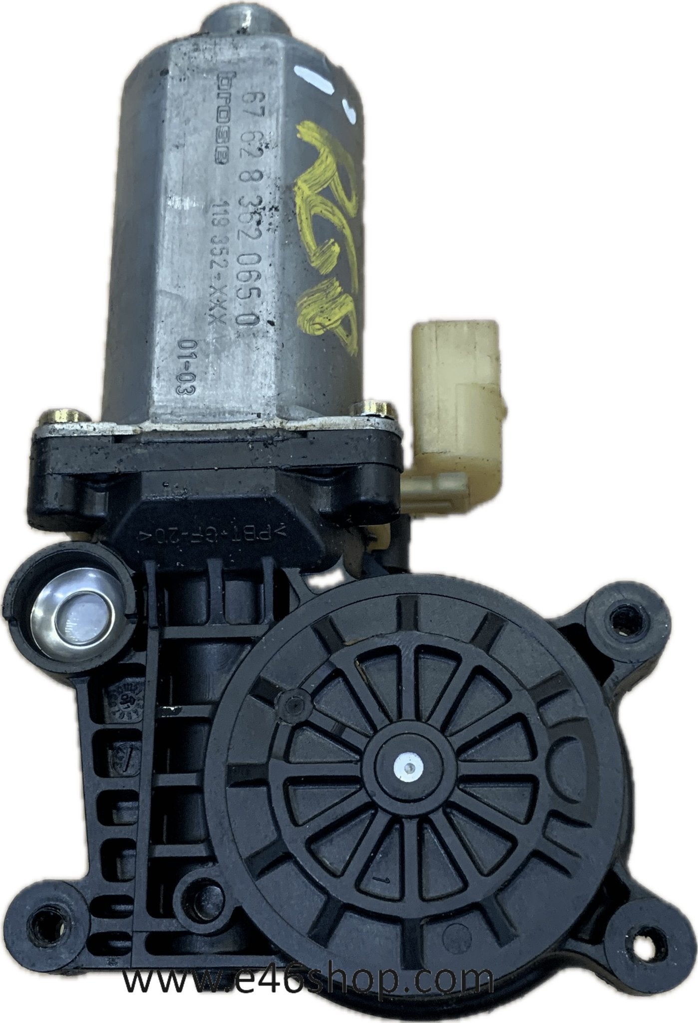 RAAMMOTOR BMW E46 SEDAN TOURING LINKS ACHTER 67628362065, Gebruikt, -, -, Ophalen of Verzenden