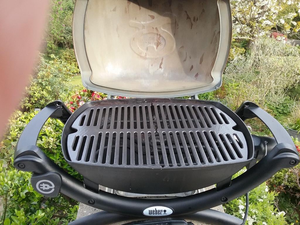 Barbecue électrique Weber Q 1400 Dark gray, Jardin & Terrasse, Enlèvement, Comme neuf, Weber
