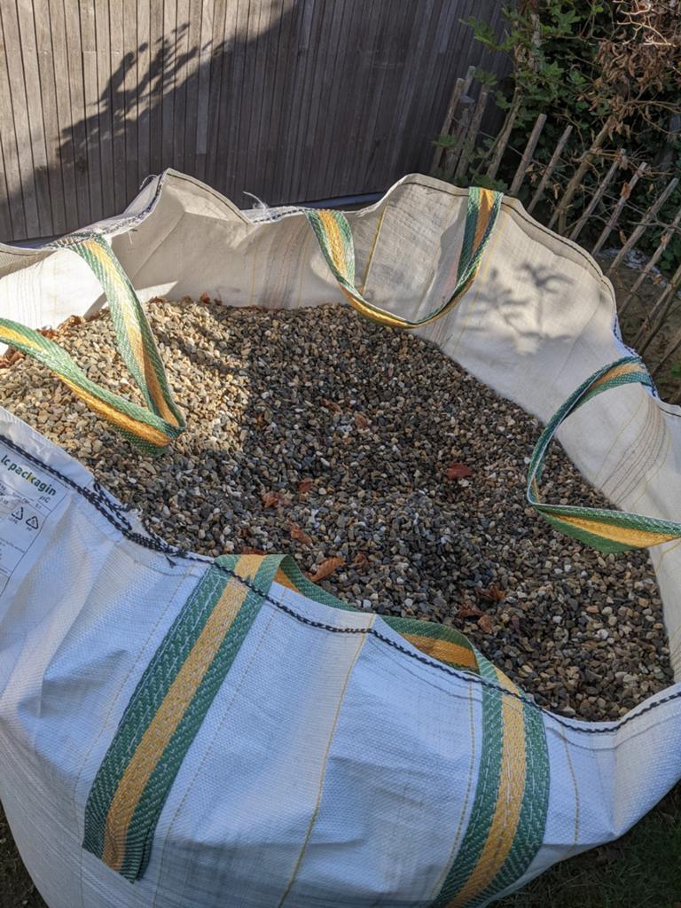 Berggrind 8/14, 1m³ in bigbag, Tuin en Terras, Grind, Keien en Split, Ophalen, Grind