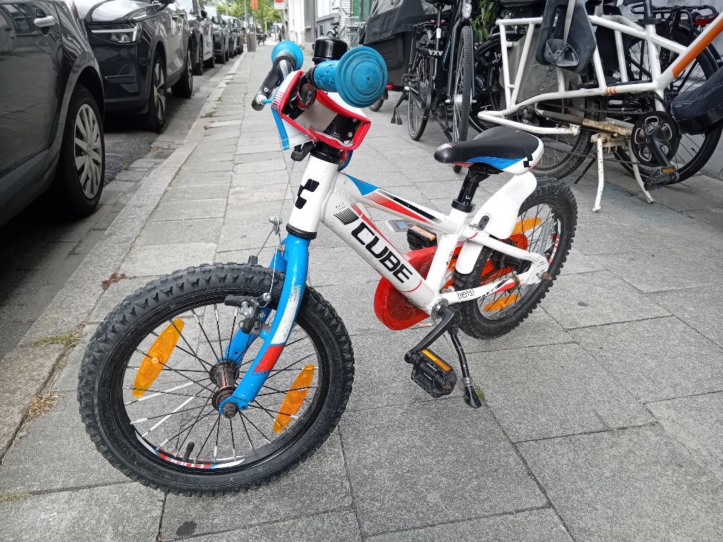 Fietsje 16 inch cube, Fietsen en Brommers, Ophalen, Terugtraprem, Cube, 16 tot 20 inch