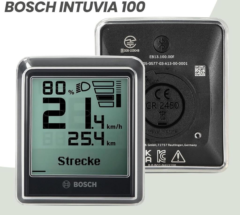 Fietscomputer Bosch intuvia 100 BHU 3200, Fietsen en Brommers, Ophalen of Verzenden, Draadloos, Zo goed als nieuw