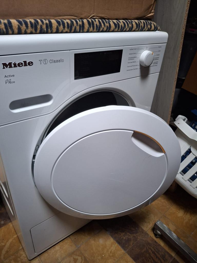 Sèche-linge Miele, 6 à 8 kg, Classe énergétique A ou plus économe, Comme neuf, Chargeur frontal