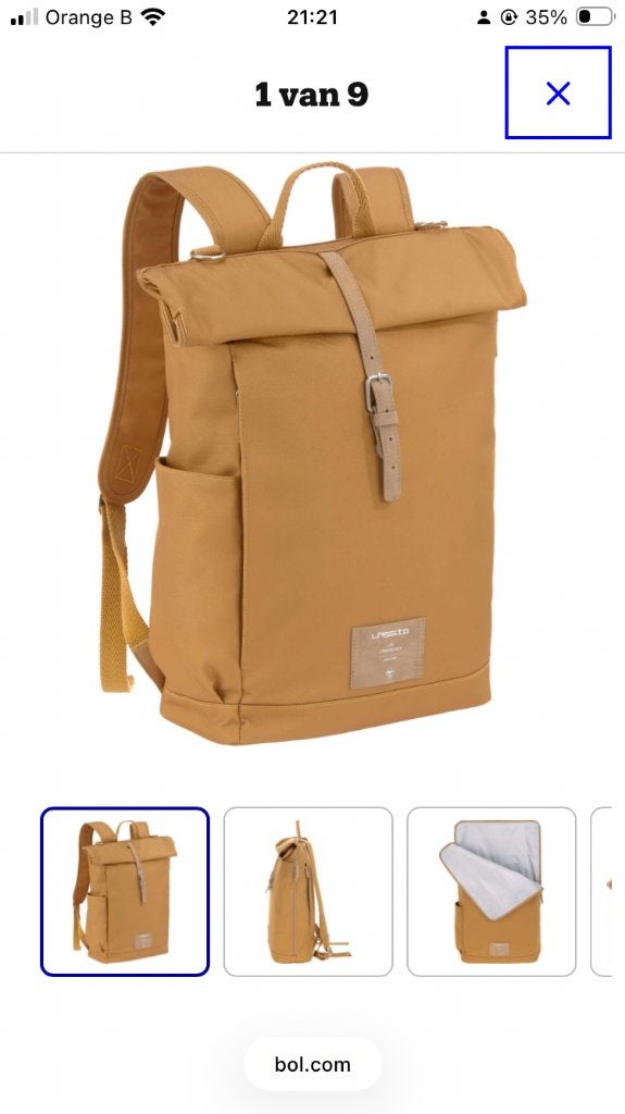 Lässig rolltop luiertas, Enfants & Bébés, Sac à langer bébé, Lässig, Pliable, Jaune, Enlèvement