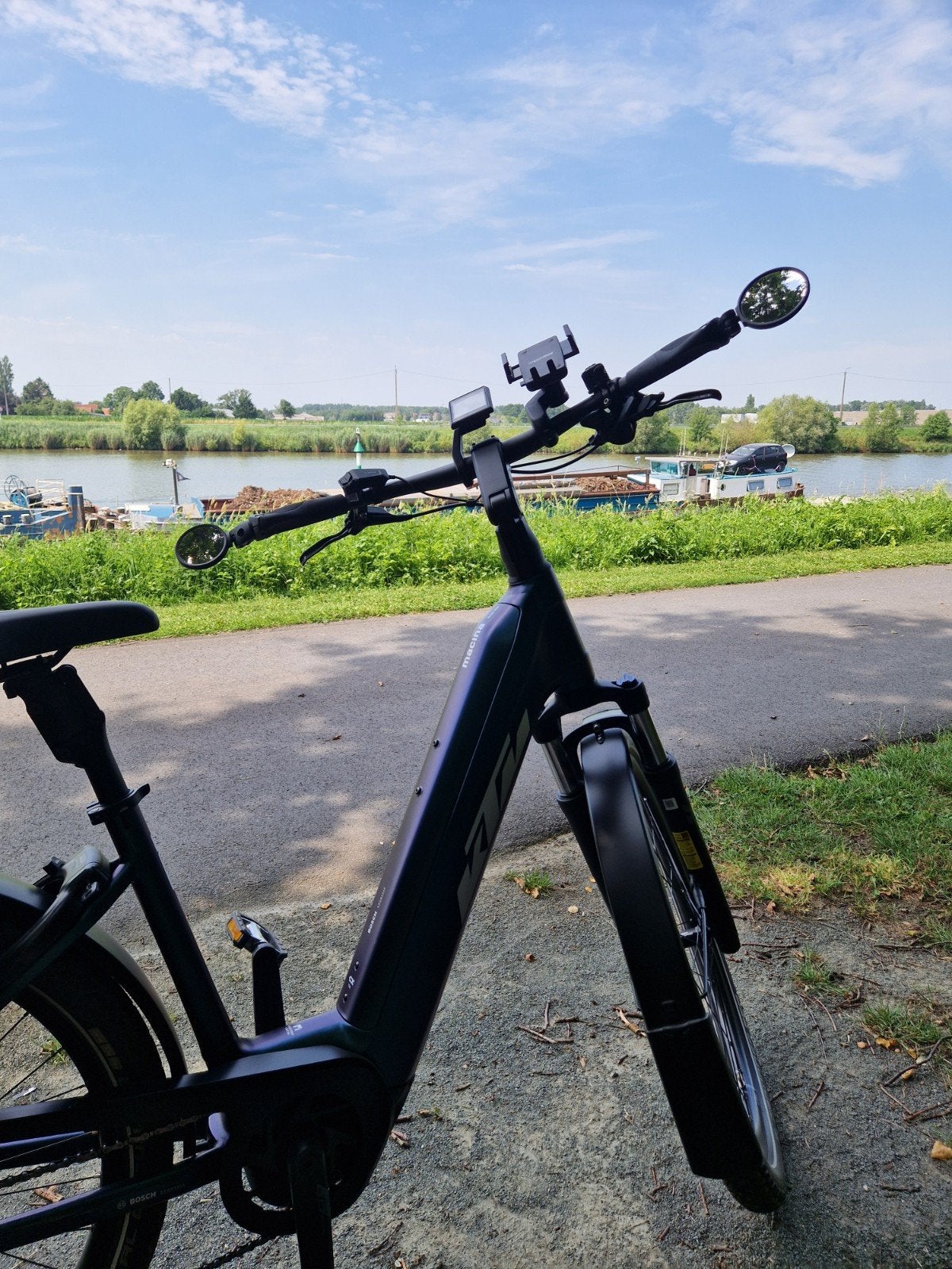 elektrische fiets KTM, Ophalen