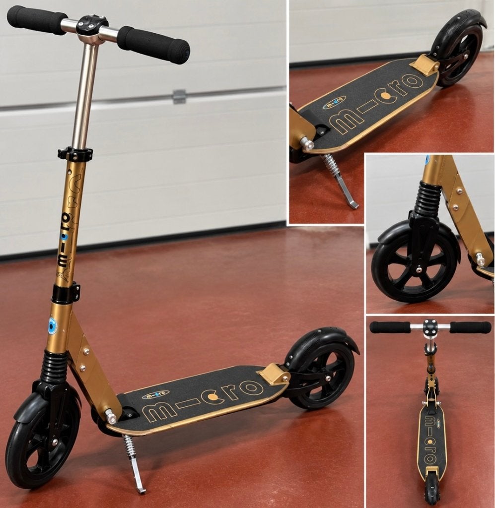 Micro Suspension Scooter – Bronze – Front & Rear Suspension, Enlèvement, Comme neuf