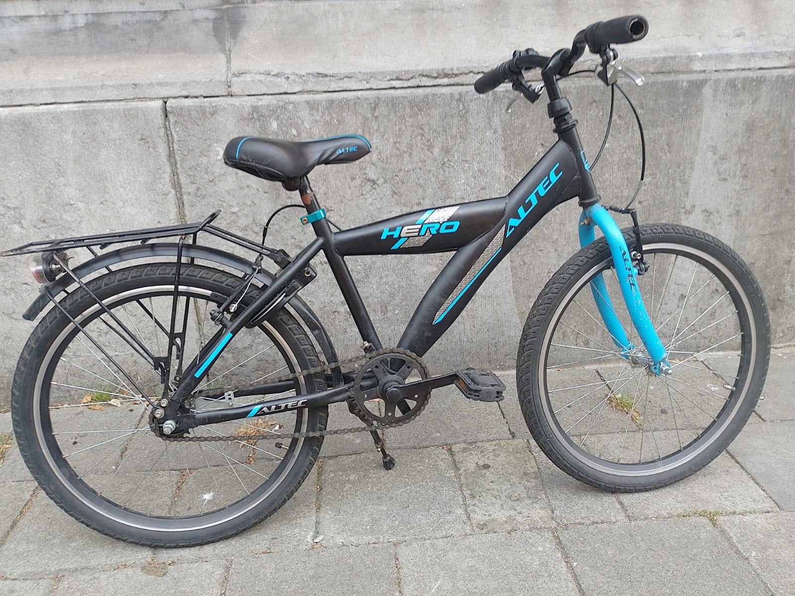 Kinderfiets 24 inch terugtraprem, Ophalen