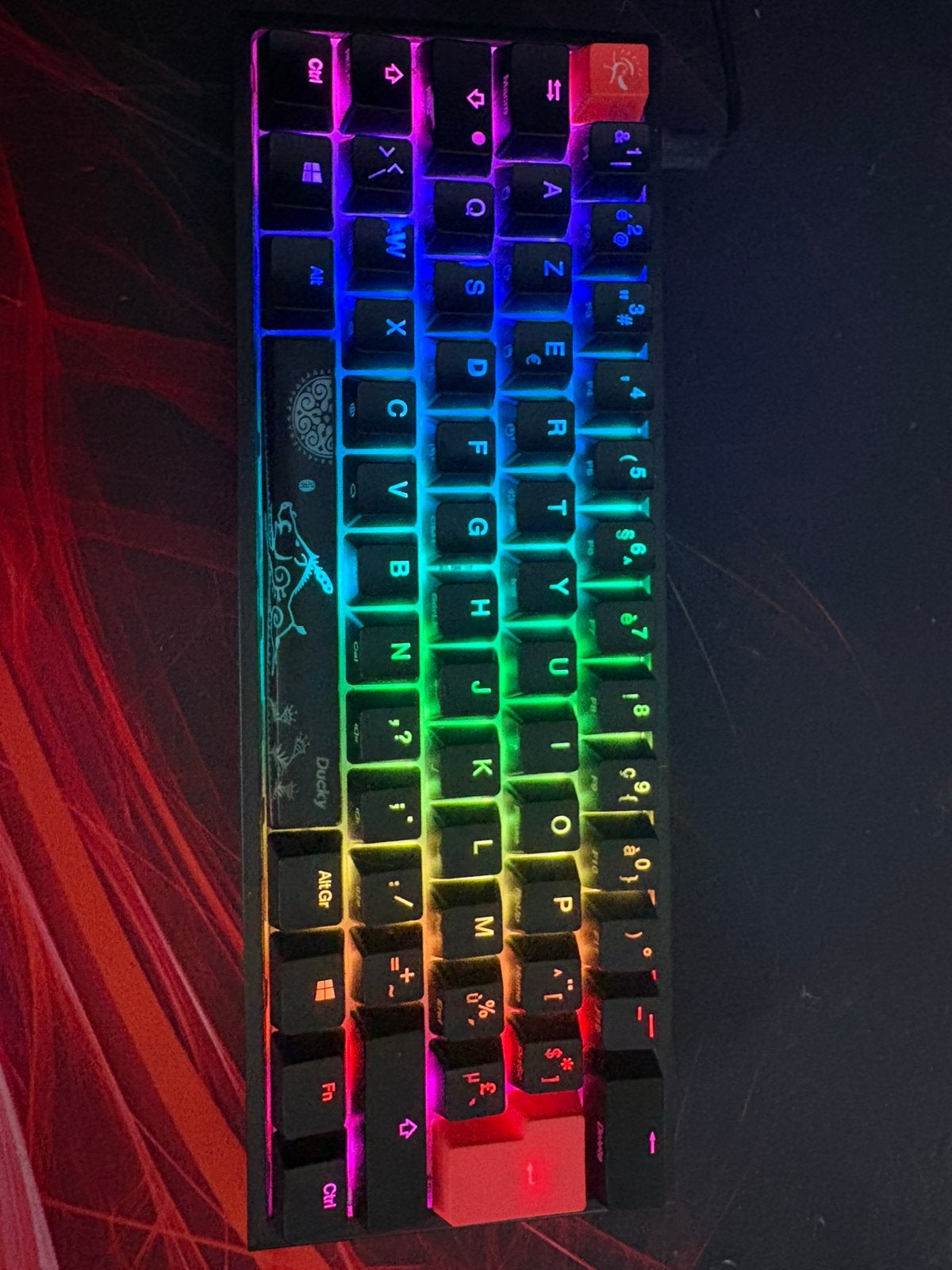 Ducky one 2 mini (60%), Computers en Software, Ophalen, Zo goed als nieuw, Gaming toetsenbord