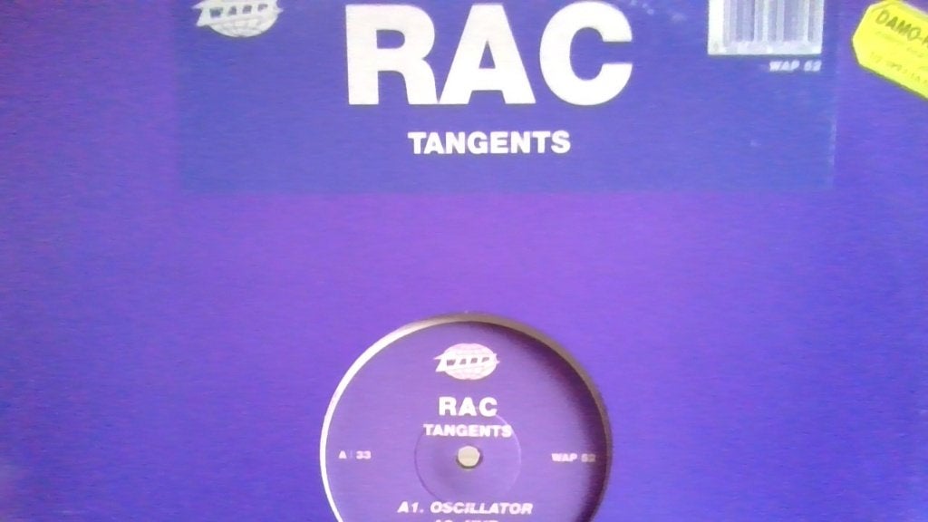 RAC " TANGENTS " ( WAP 52 )., Cd's en Dvd's, Vinyl | Dance en House, Fotohoes, Techno of Trance, Ophalen of Verzenden, Zo goed als nieuw