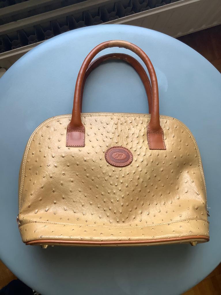 Monte Carlo Di Filanti vintage tas gemaakt in Italië, Handtassen en Accessoires, Tassen | Damestassen, Gebruikt, Handtas, Beige