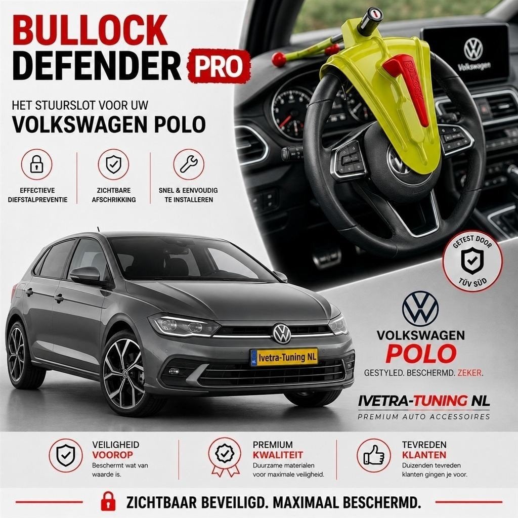 Stuurslot Volkswagen Polo | Bullock Defender, Ophalen of Verzenden, Nieuw