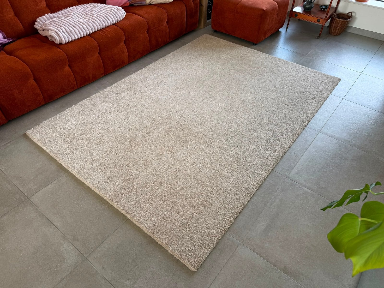 Tapijt IKEA Stoense 170 x 240 cm, Ophalen, Beige, 150 tot 200 cm, 200 cm of meer