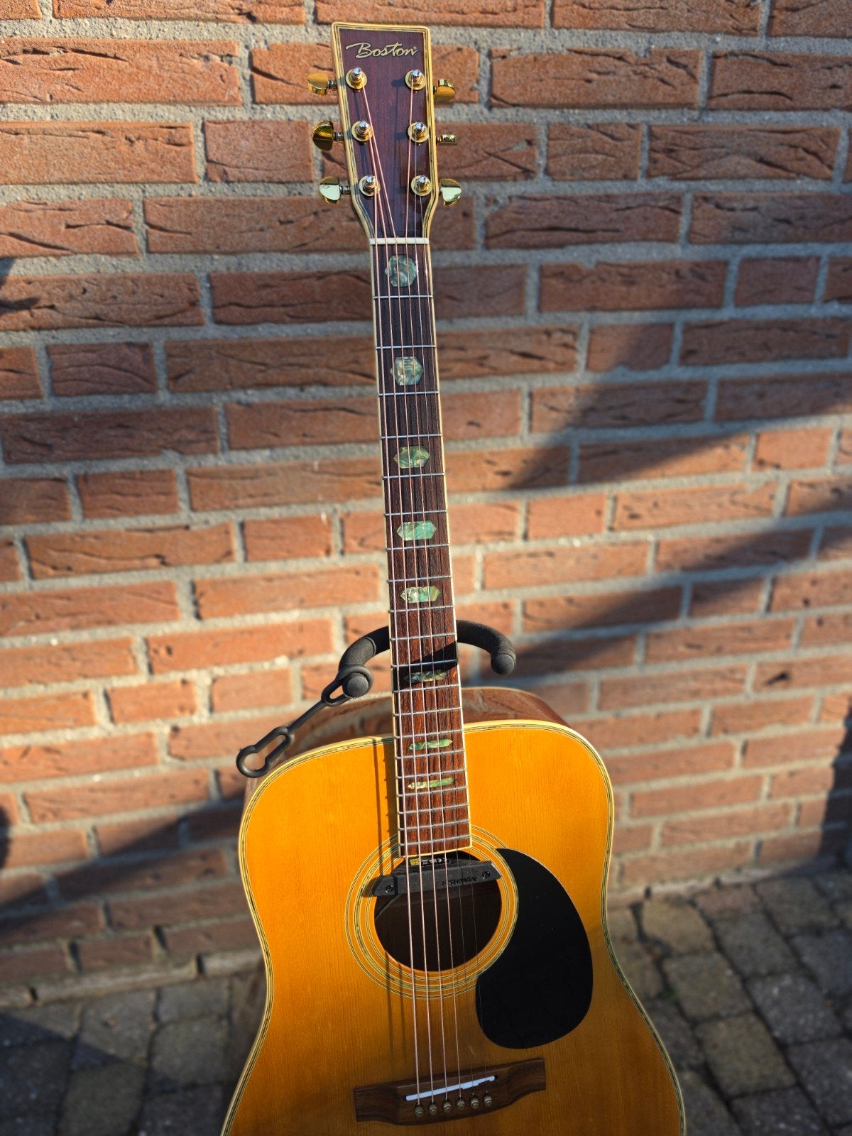 Boston Western guitar with Fishman pickup, Enlèvement, Utilisé, Guitare Western ou Guitare Folk, Avec capteur (piezo)