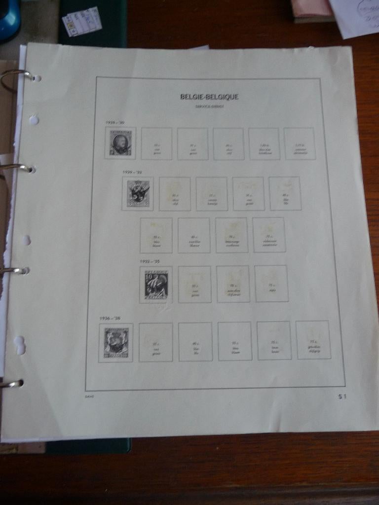 blad nr s1   015-cent, Postzegels en Munten, Ophalen of Verzenden