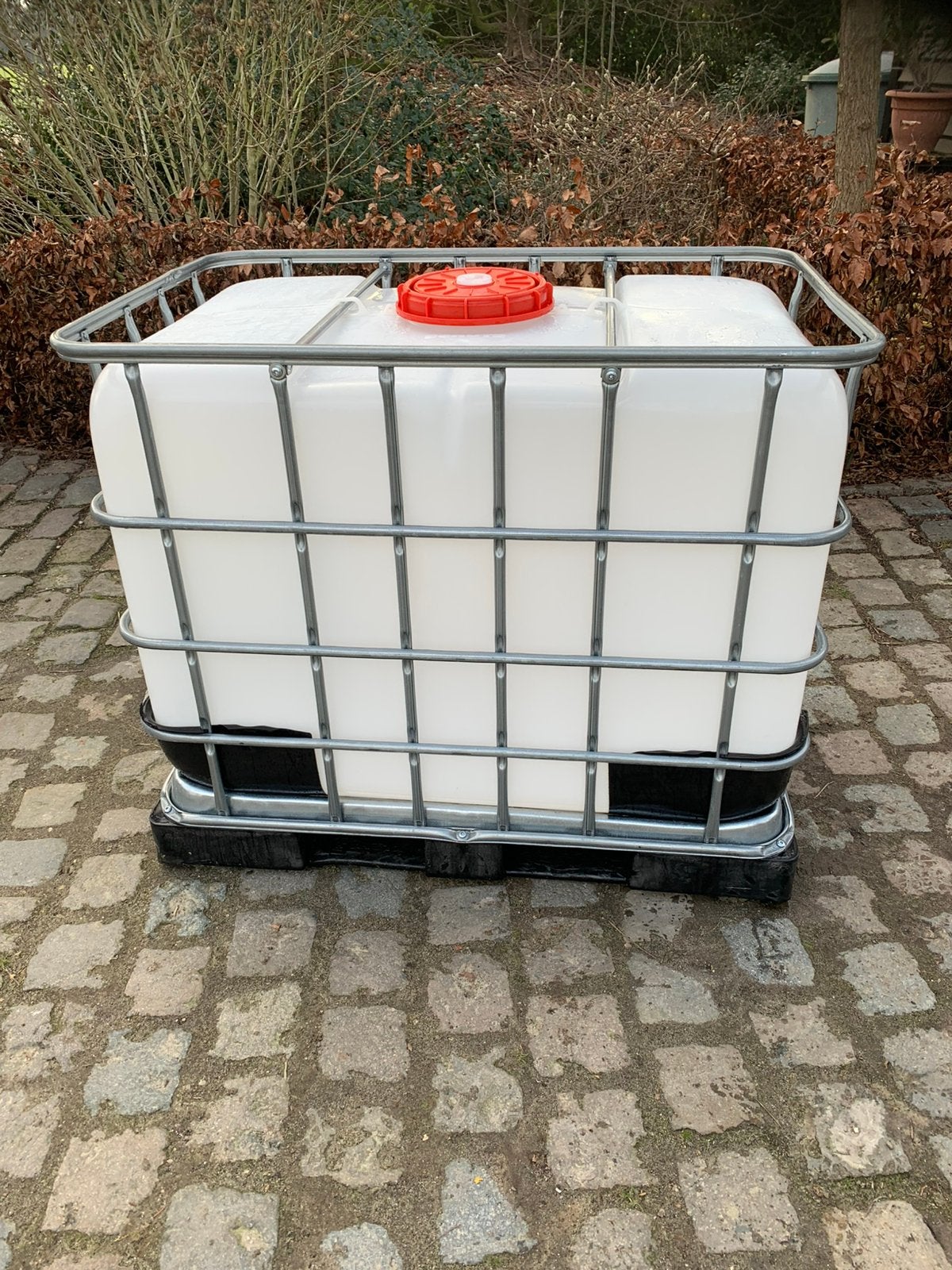 IBC 600 liter, Tuin en Terras, Regentonnen, Ophalen, Zo goed als nieuw, Kunststof
