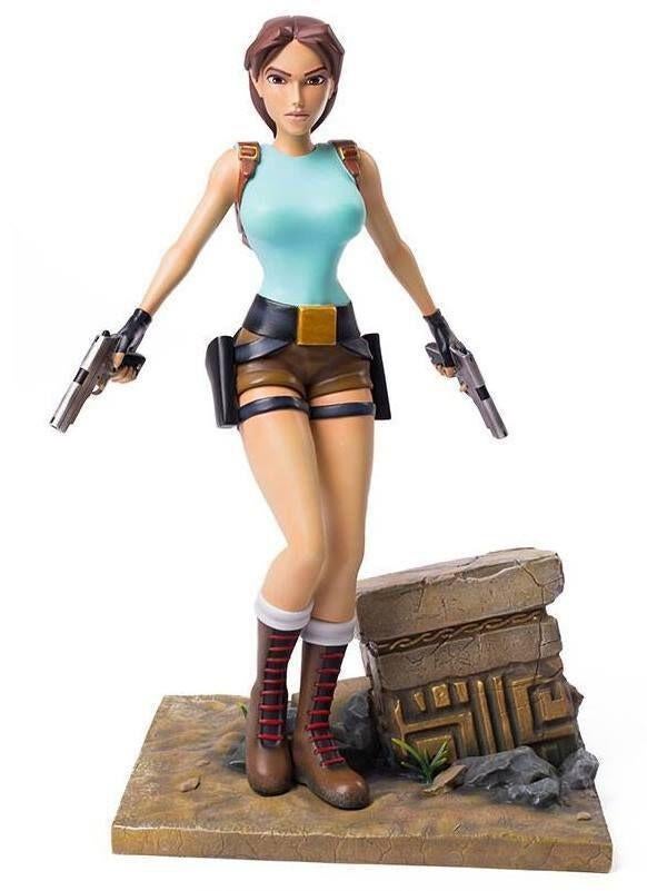 Statuette figurine Lara Croft Tomb Raider Gaming Heads, Verzamelen, Ophalen of Verzenden