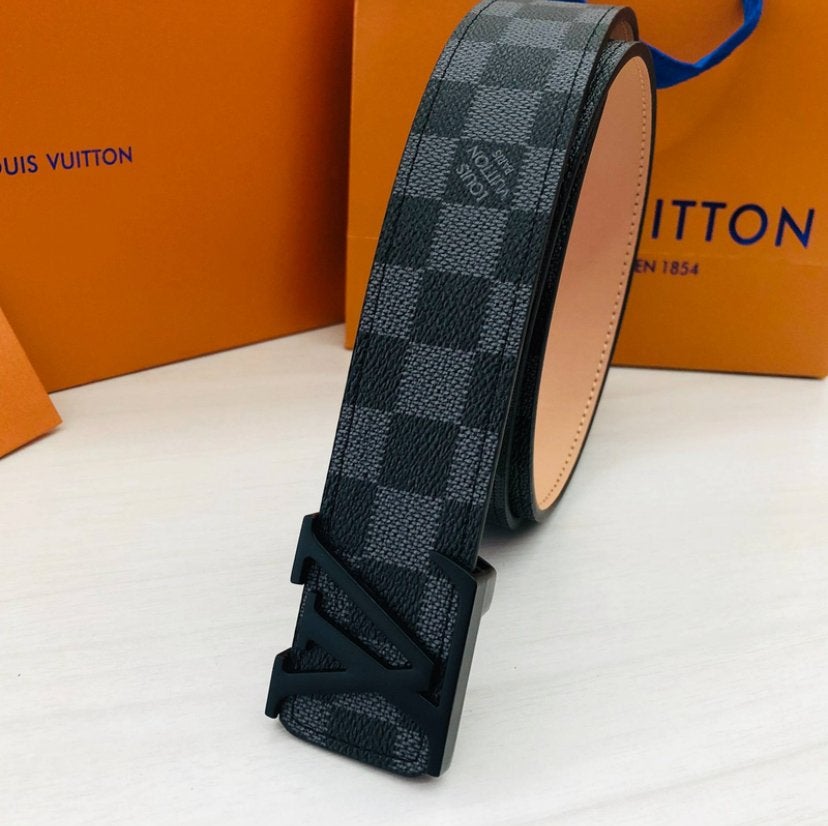 Louis Vuitton riem, Ophalen, 95 tot 105 cm, Zwart, Nieuw