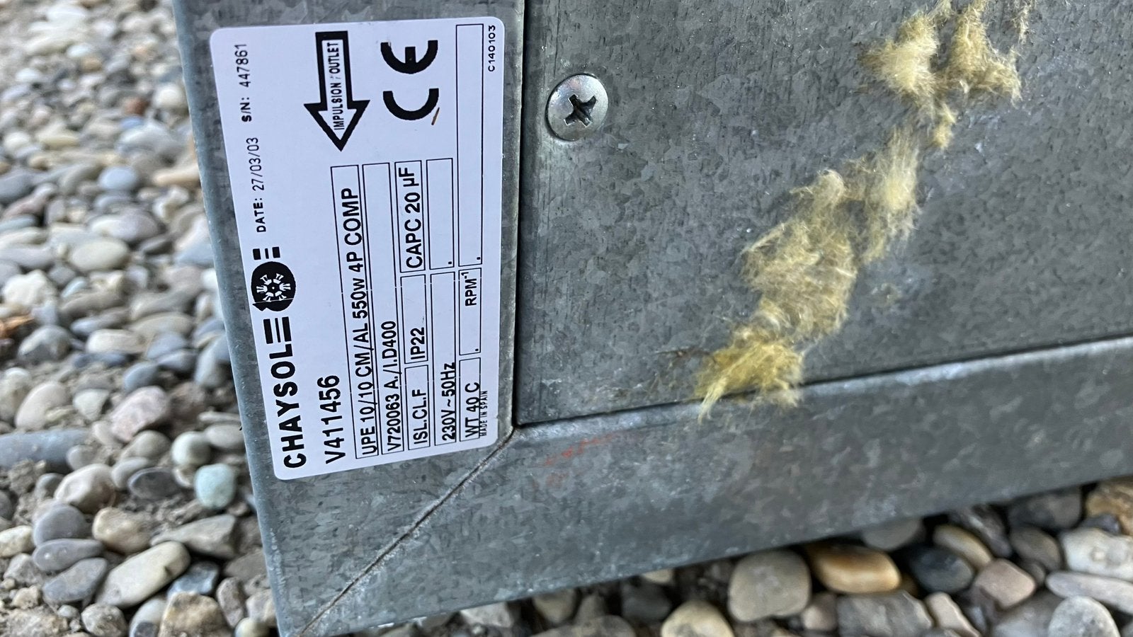 Afzuig ventilator, Tuin en Terras, Bielzen en Borduren, Ophalen, Overige materialen, 25 tot 50 cm, Zo goed als nieuw