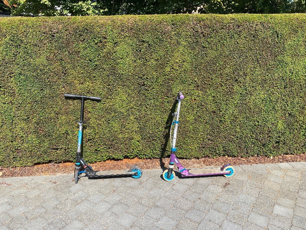 2 steps, Fietsen en Brommers, Ophalen, Gebruikt, Gewone step, Oxelo (Decathlon)