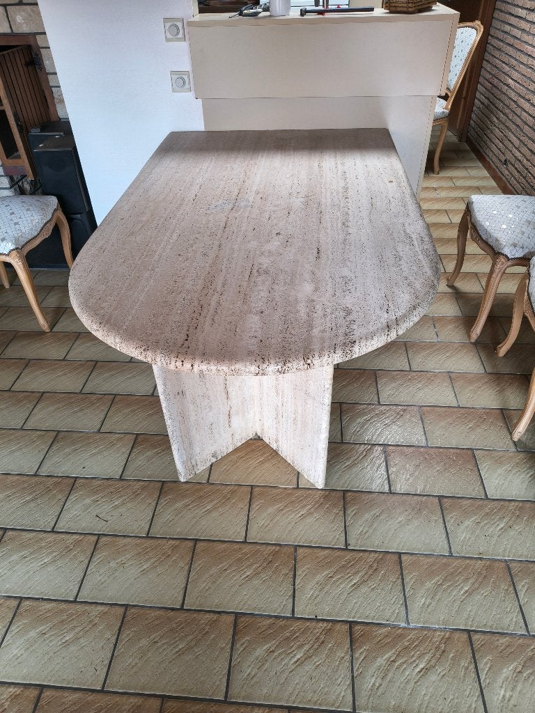Marmeren tafel te koop, Huis en Inrichting, Tafels | Eettafels, Ophalen