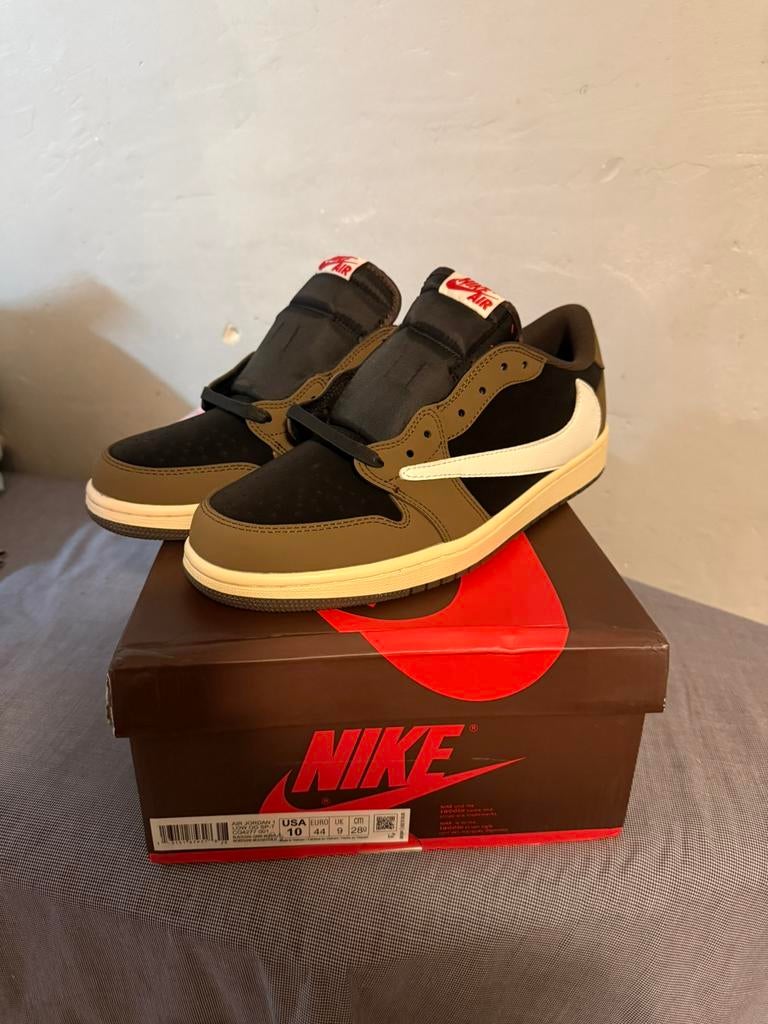 Jordan 1 Travis Scott mocha, Kleding | Heren, Schoenen, Ophalen, Bruin, Sportschoenen, Gedragen