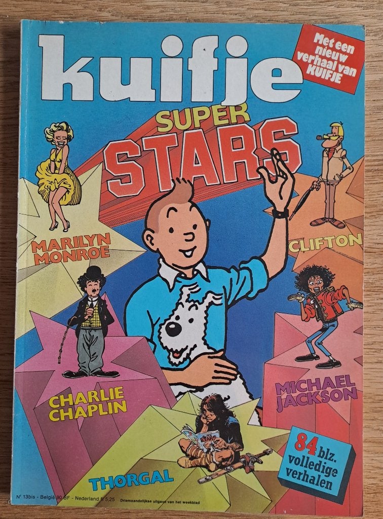 28 - Kuifje Super Stars, Gelezen, Eén stripboek, Ophalen of Verzenden, Diverse Auteurs