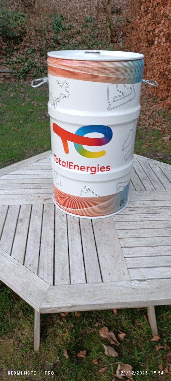 Fût carburant, Enlèvement, Utilisé