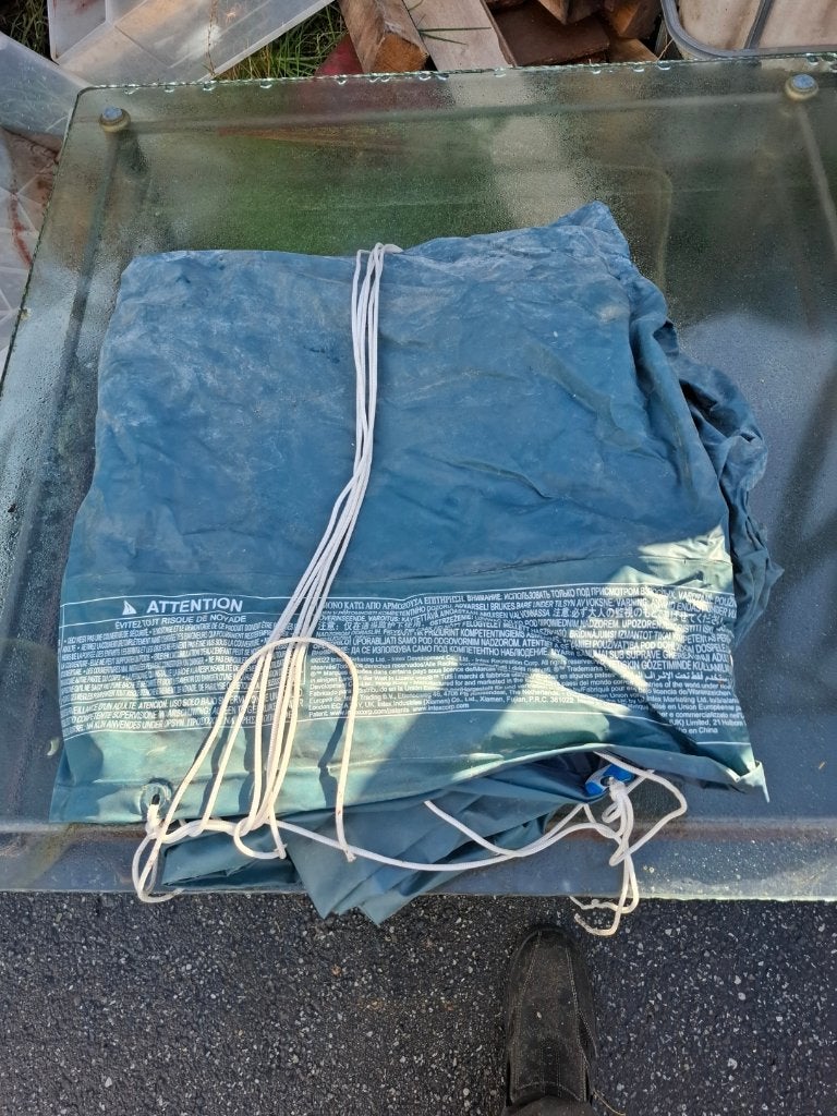 Intex 28037 – Zwembad afdekhoes rechthoekig, Tuin en Terras, Ophalen, Gebruikt, Afdekzeil