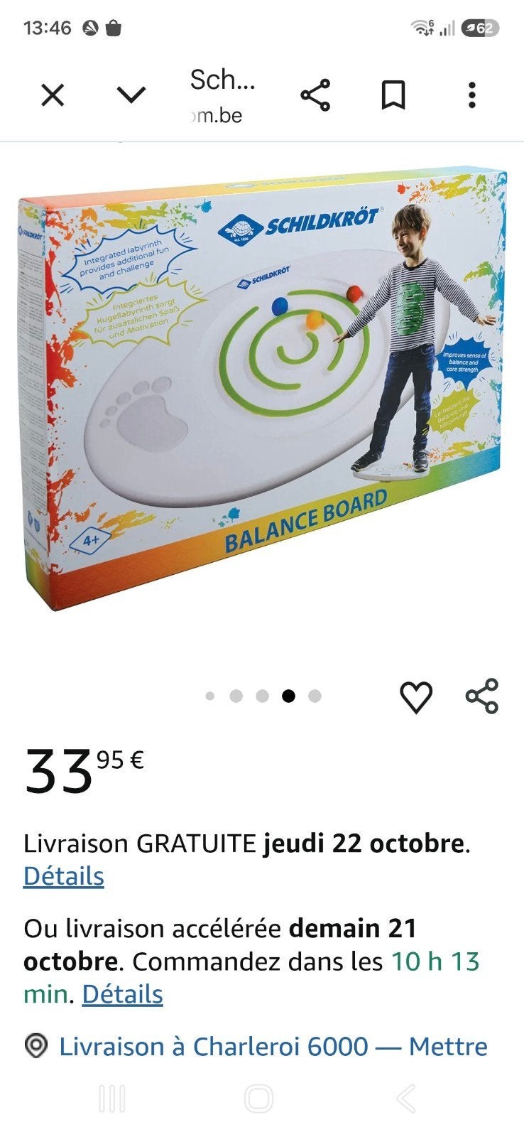 jeu equilibre enfant pour st Nicolas, Enlèvement, Comme neuf