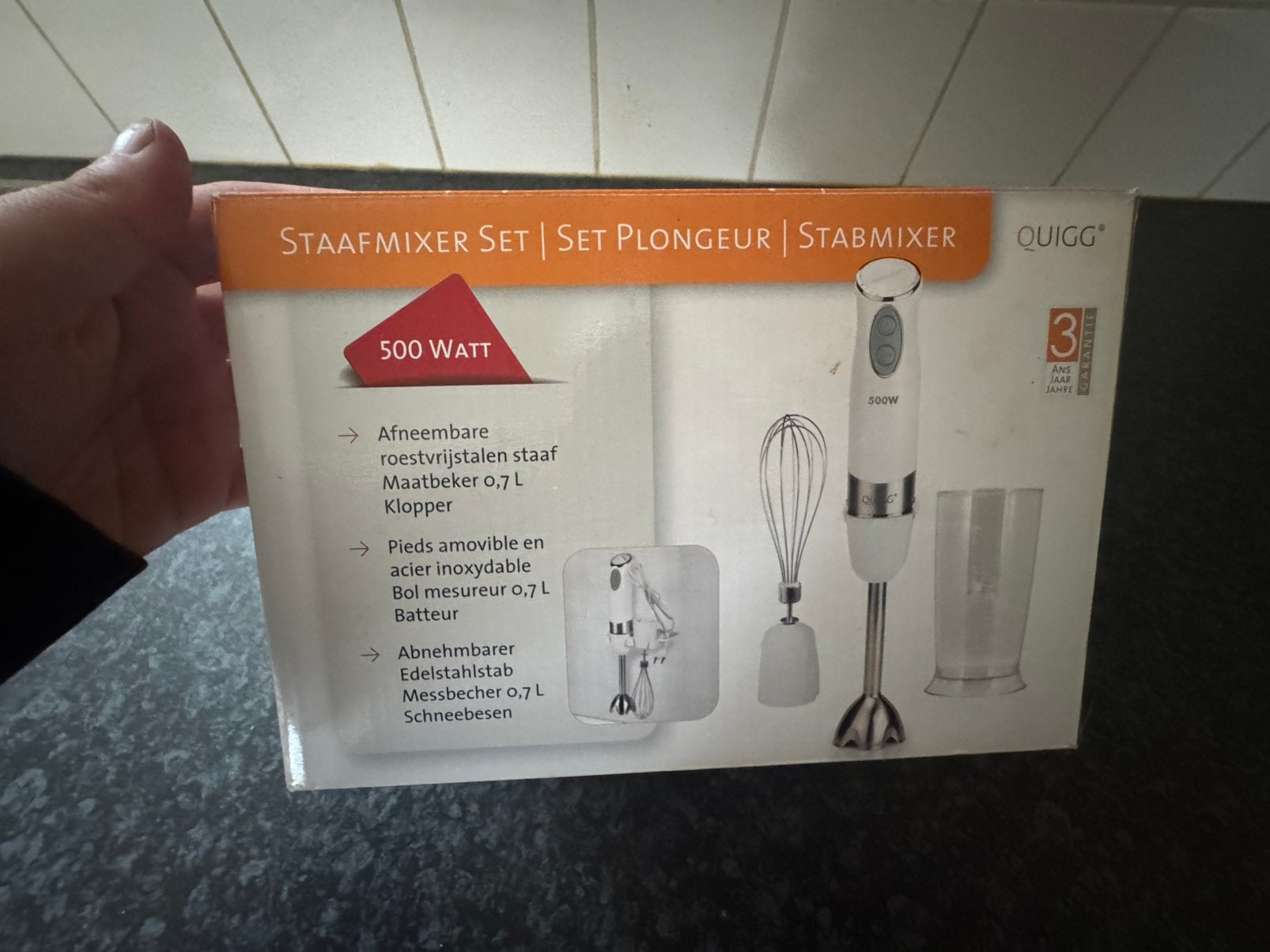 Qugg mixer en klopper, Elektronische apparatuur, Ophalen, Zo goed als nieuw
