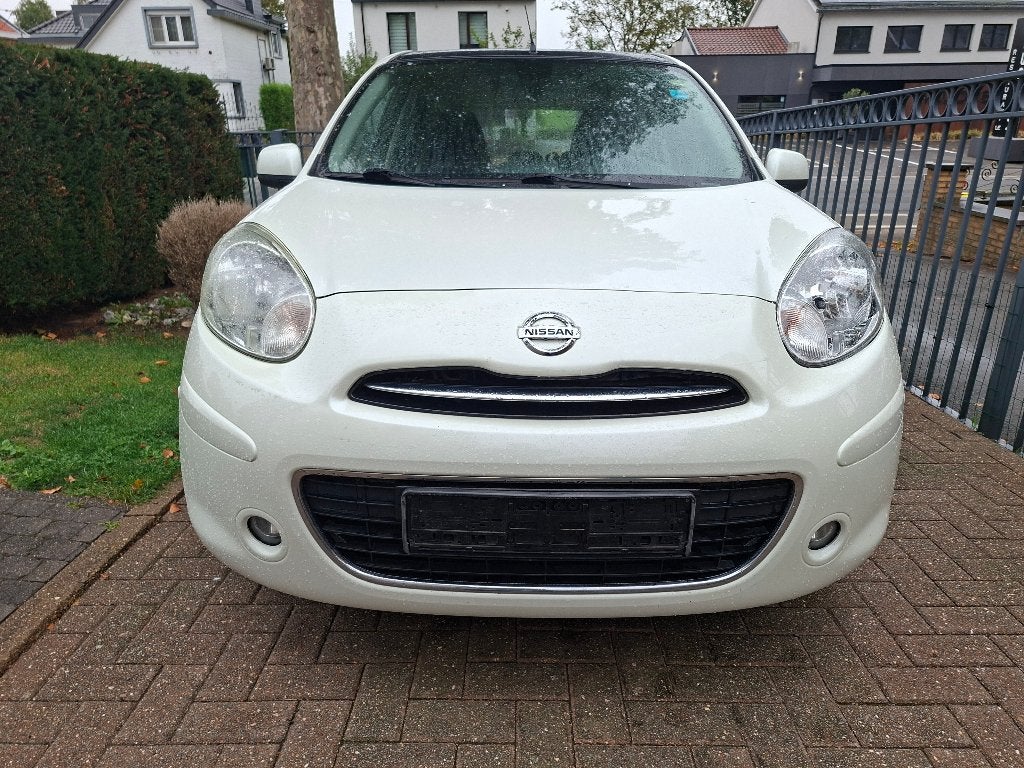 Nissan Micra 1.2i/2011/Clim/GPS/5ptes/Toit Pano/Garantie 1an, Auto's, Voorwielaandrijving, Euro 5, Stof, 4 cilinders