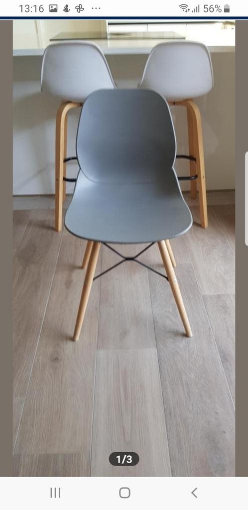 Donker grijze stoel, Maison & Meubles, Chaises, Enlèvement
