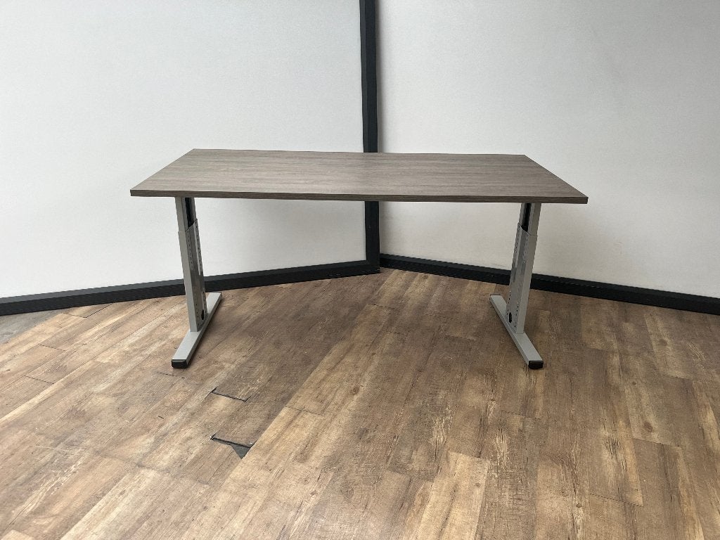 Bureau T-poot Aluminium (160), Ophalen