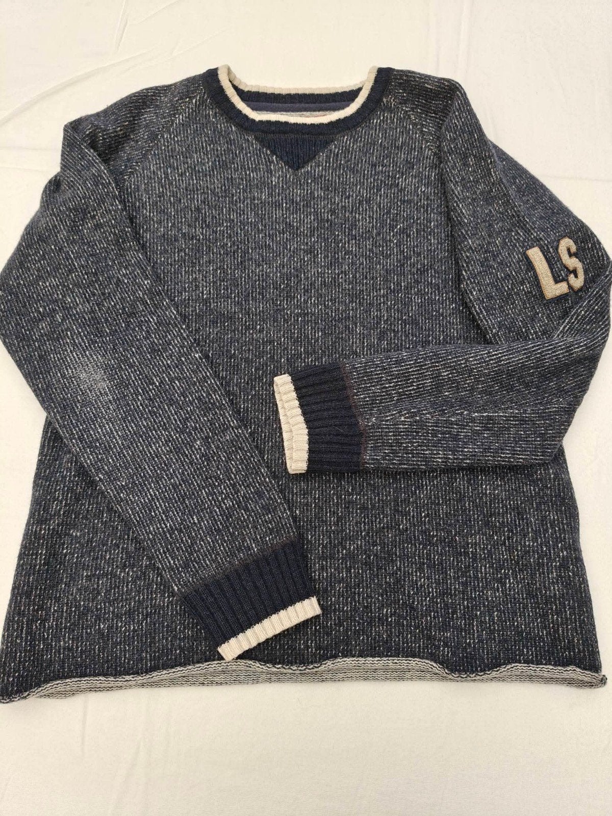 Levi's Red Tab – Pull gris chiné taille M – Détail LS, Kleding | Heren, Truien en Vesten, Ophalen of Verzenden, Zo goed als nieuw