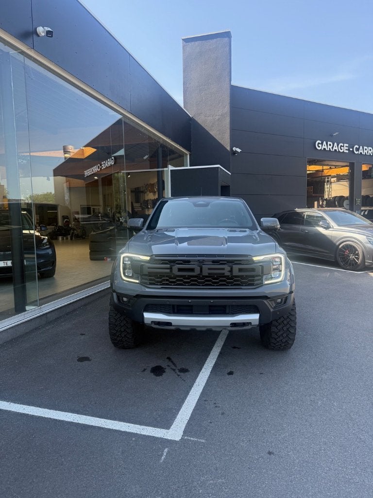 Ford Ranger Raptor 3.0 V6 Ecoboost Benzine btw 360 leder AWD, Autos, Cuir, Achat, Noir, Phares entièrement LED