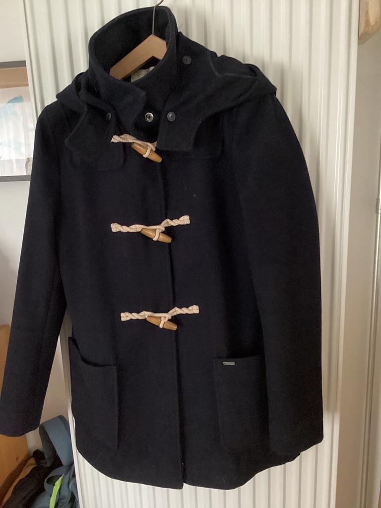 Manteau duffel coat, Kleding | Dames, Ophalen of Verzenden, Zo goed als nieuw, Maat 38/40 (M), Blauw