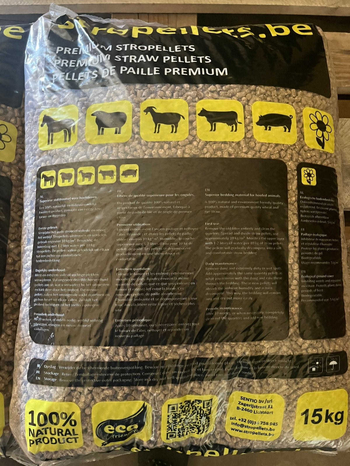 Sac pellet pour animaux, Enlèvement