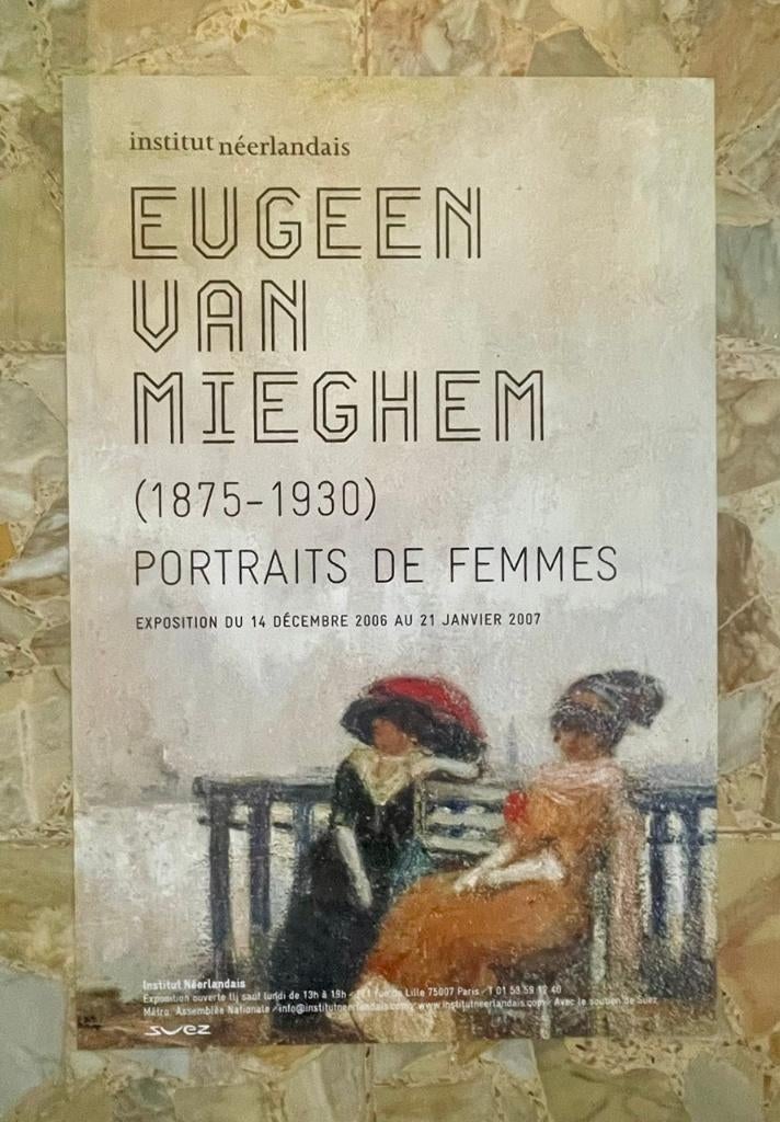 Affiche Eugeen Van Mieghem - Institut Néerlandais Parijs, Antiquités & Art, Enlèvement ou Envoi