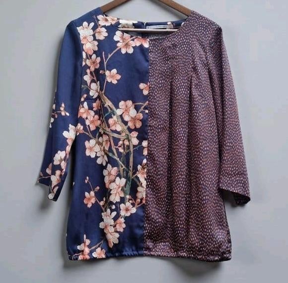 XANDRESS Blouse Maat 42, Kleding | Dames, Blauw, Maat 42/44 (L), Ophalen of Verzenden, Gedragen
