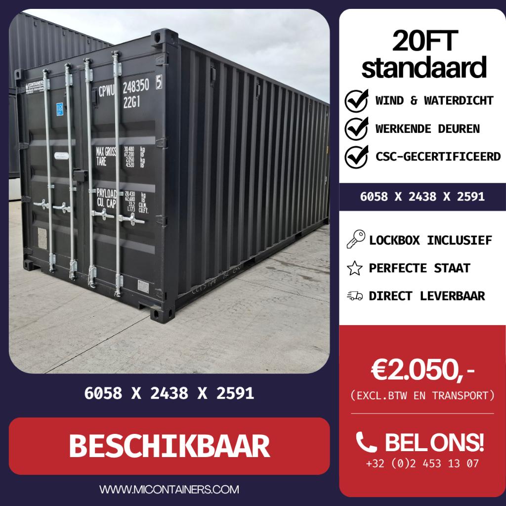 Diverse Tweedehands Containers (bureel, Sanitair & Reefer), Ophalen, Gebruikt