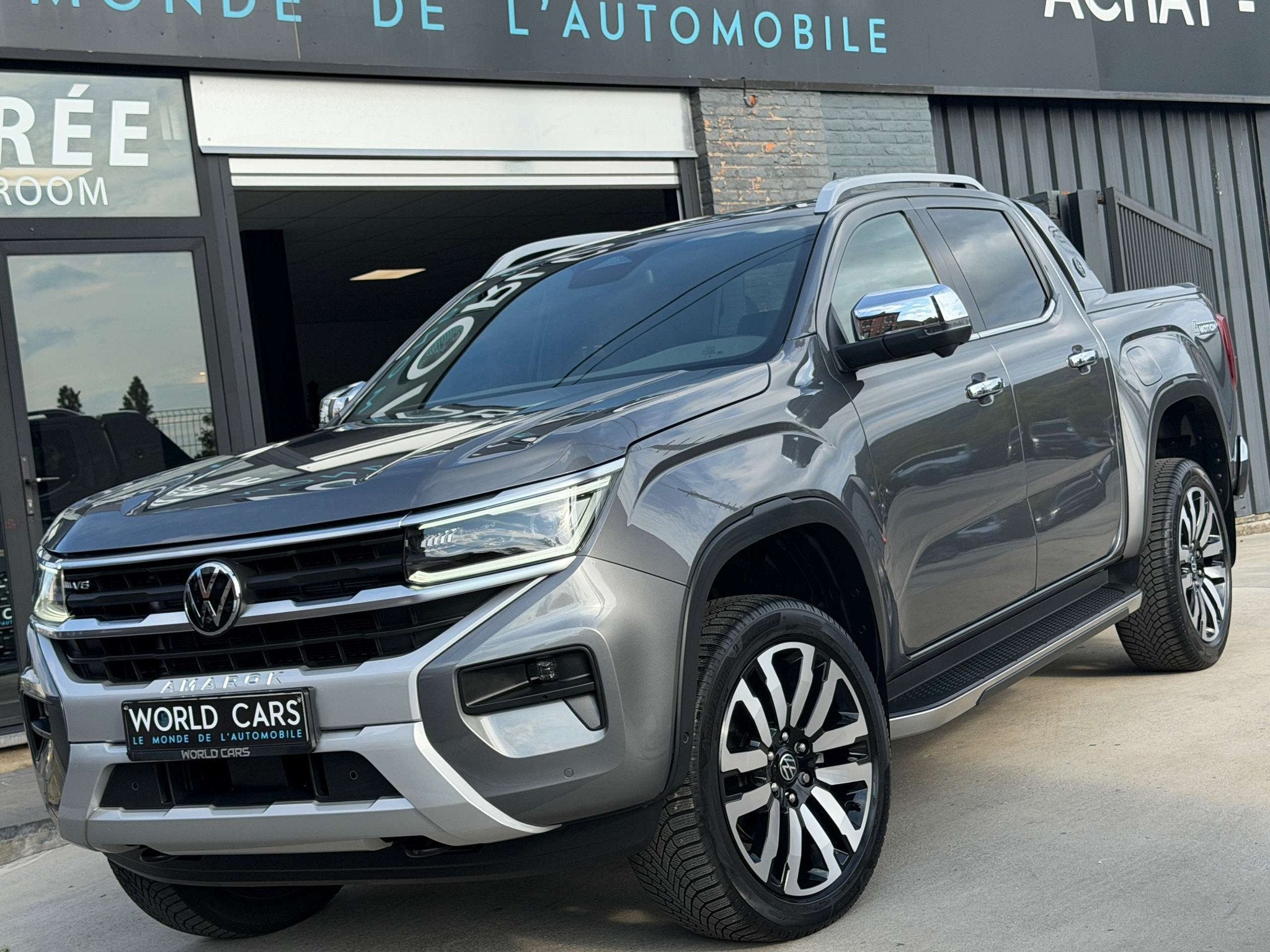 Volkswagen Amarok 3.0 V6 TDi 4Motion Aventura- TVAC/BTW*IN-, Autos, Cuir, Argent ou Gris, Achat, Noir