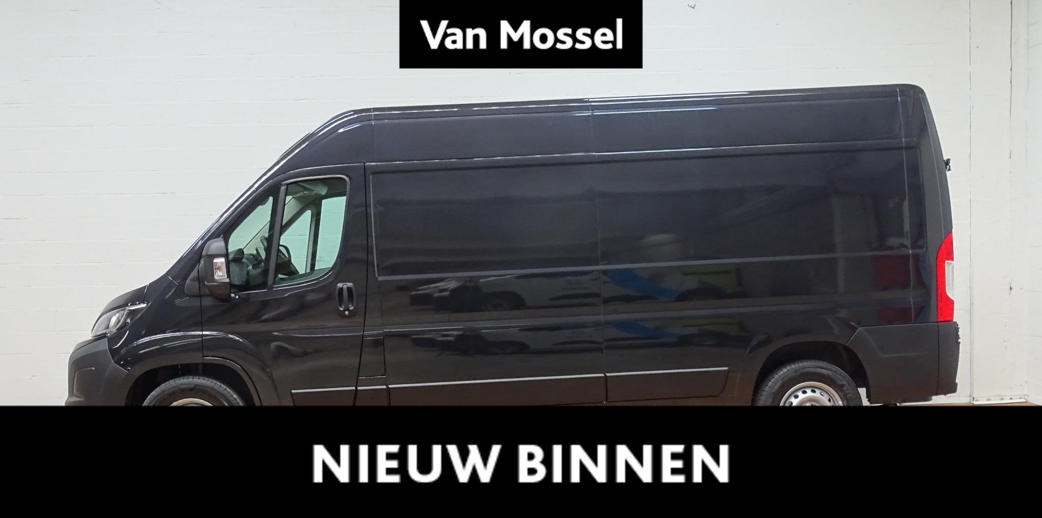 Fiat Ducato 2.2 BlueHDI 180 Maxi L3-H2 35 AT8, 4 deurs, Stof, 3000 kg, Zwart
