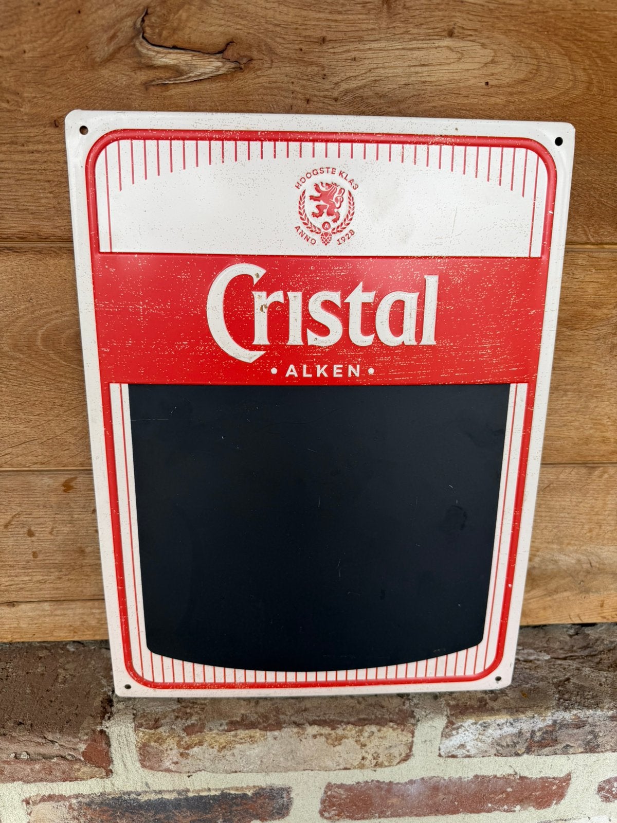 Cristak alken krijgt bord ijzer, Ophalen, Zo goed als nieuw