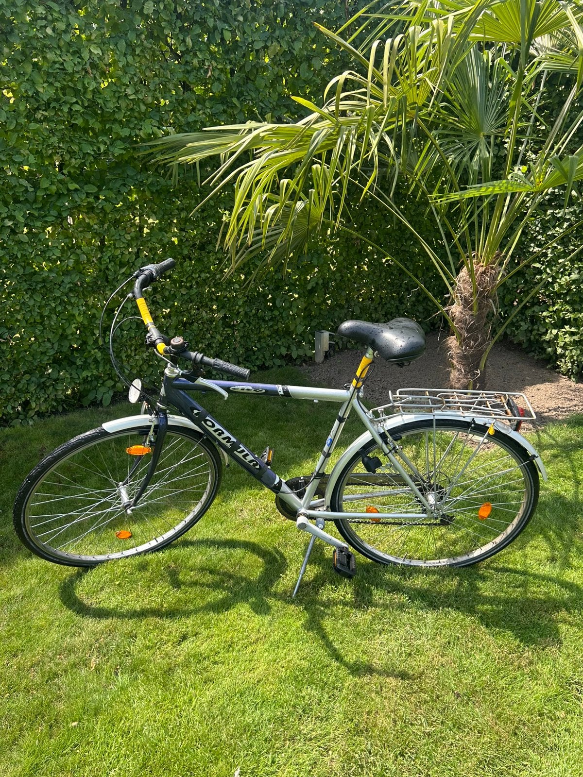 Fiets heren, Vélos & Vélomoteurs, Enlèvement, Utilisé, Moins de 10 vitesses, Frein sur jante